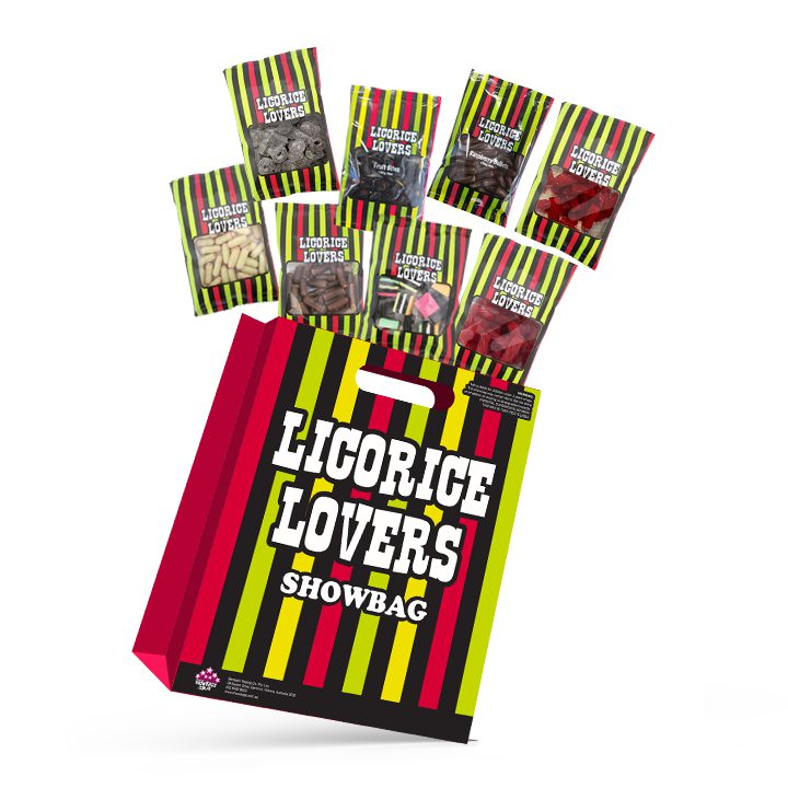 Licorice Lovers Showbag Confectionery Showbags Online Fast Delivery