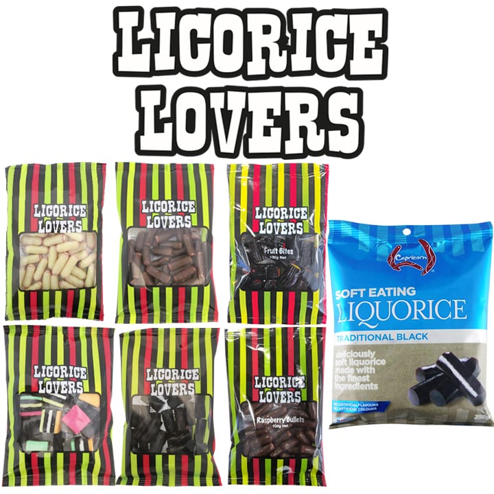 Licorice Lovers Showbag Confectionery Showbags Online Fast Delivery