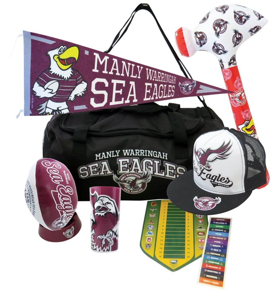 NRL Manly Sea Eagles Showbag Official NRL Merch, Toys & More!