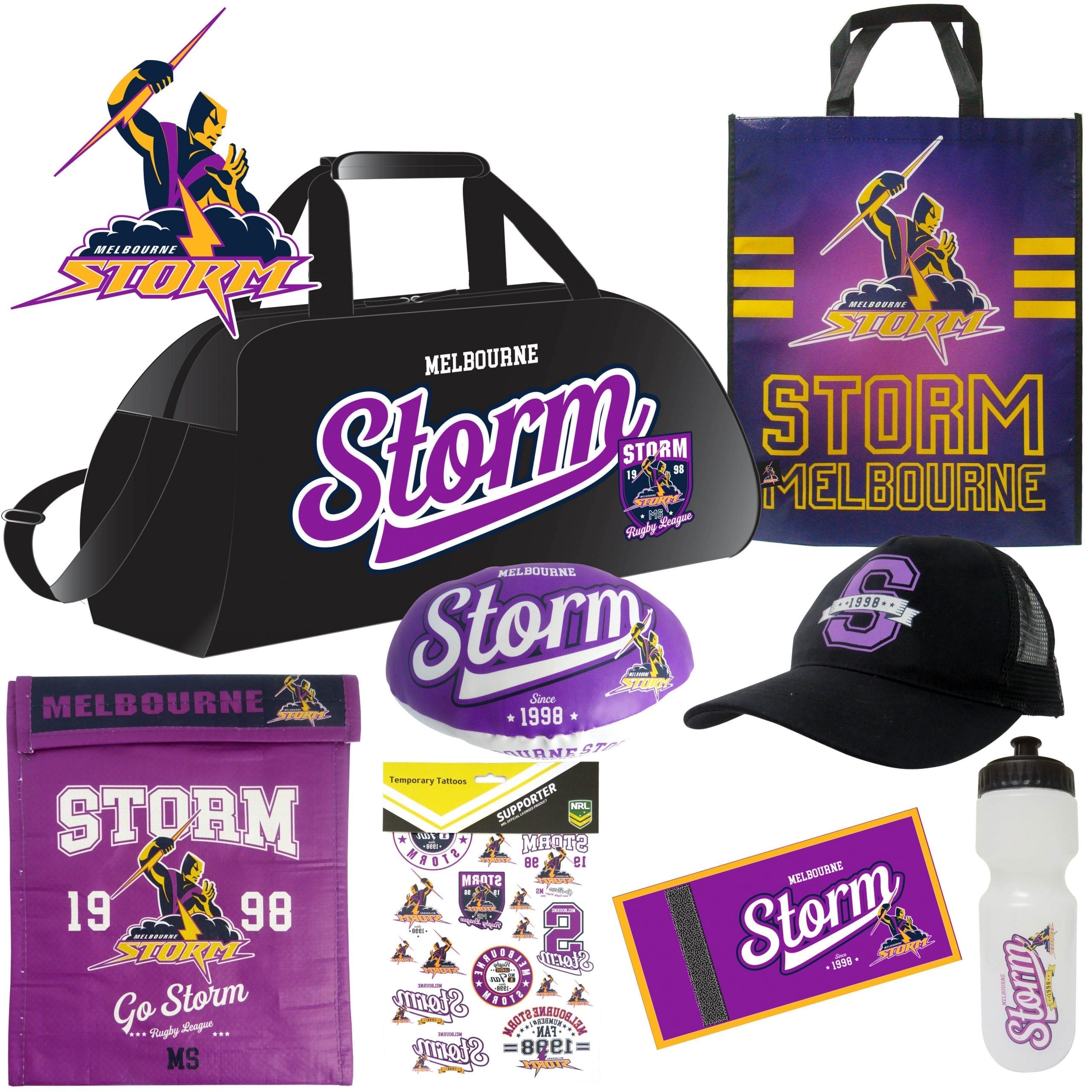 Melbourne Storm Showbag NRL Merchandise In A Bag