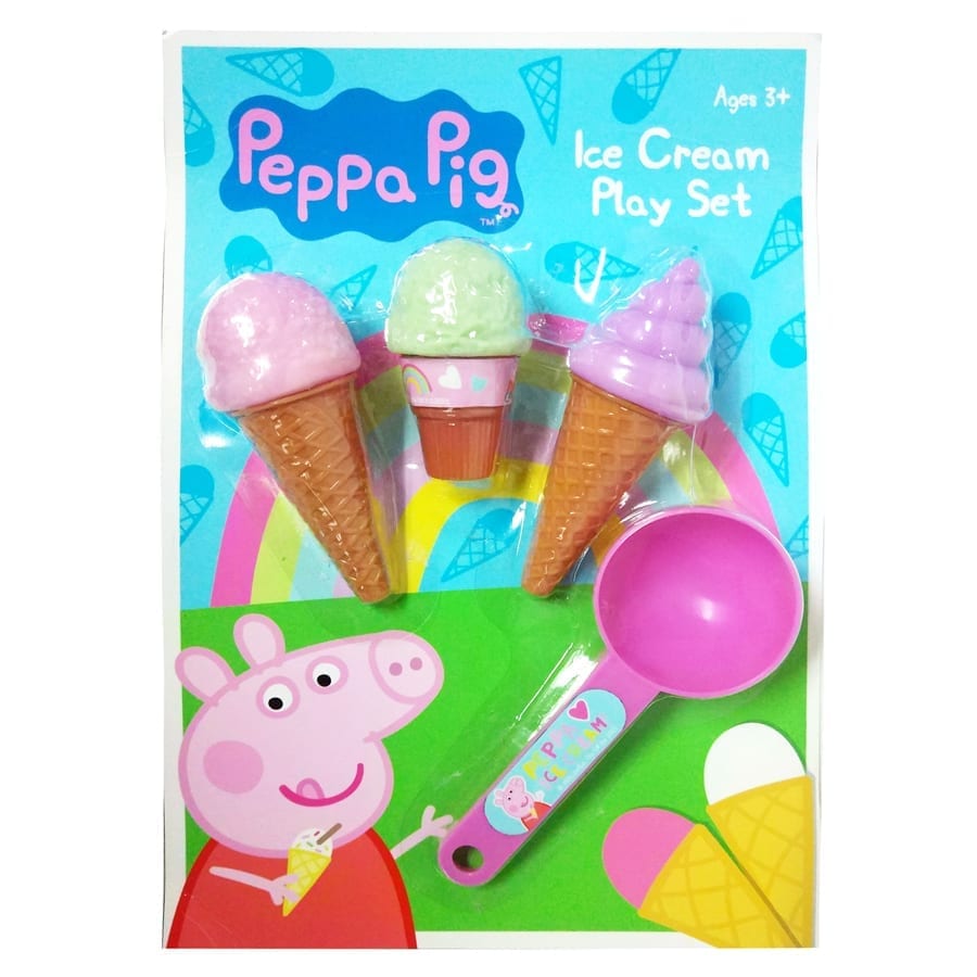 peppa pig ice cream set