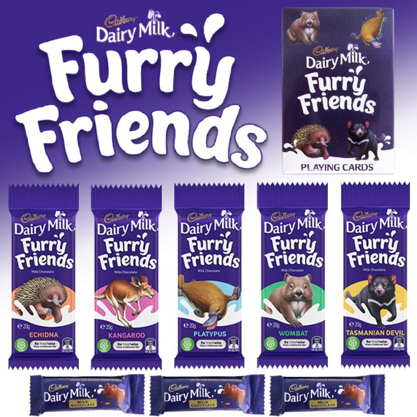 Furry Friends Showbag Cadbury Dairy Milk Chocolate For Sale furry-friends-showbag-cadbury-dairy-milk-chocolate-for-sale