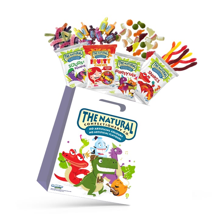 Natural Confectionery Showbag Fruity Chews & Party Mix