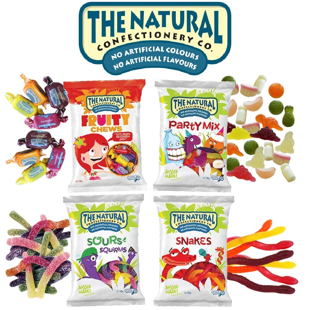 Natural Confectionery Showbag Fruity Chews & Party Mix