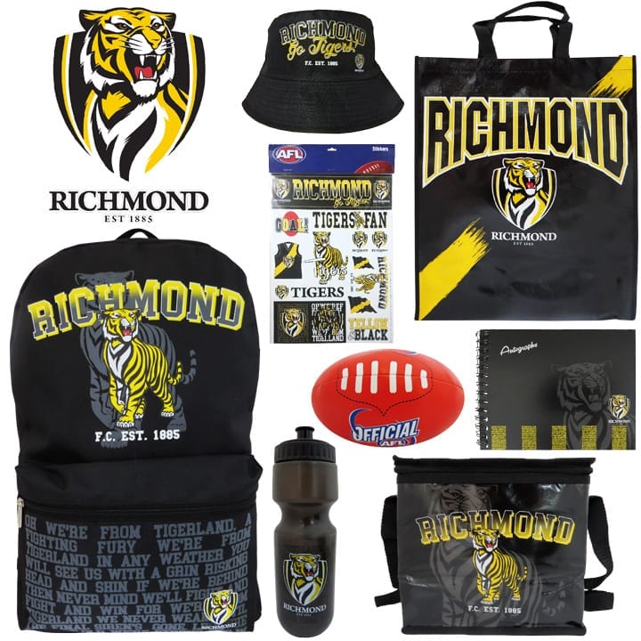 AFL Richmond Tigers Showbag Official AFL Merchandise & Novelty Toys
