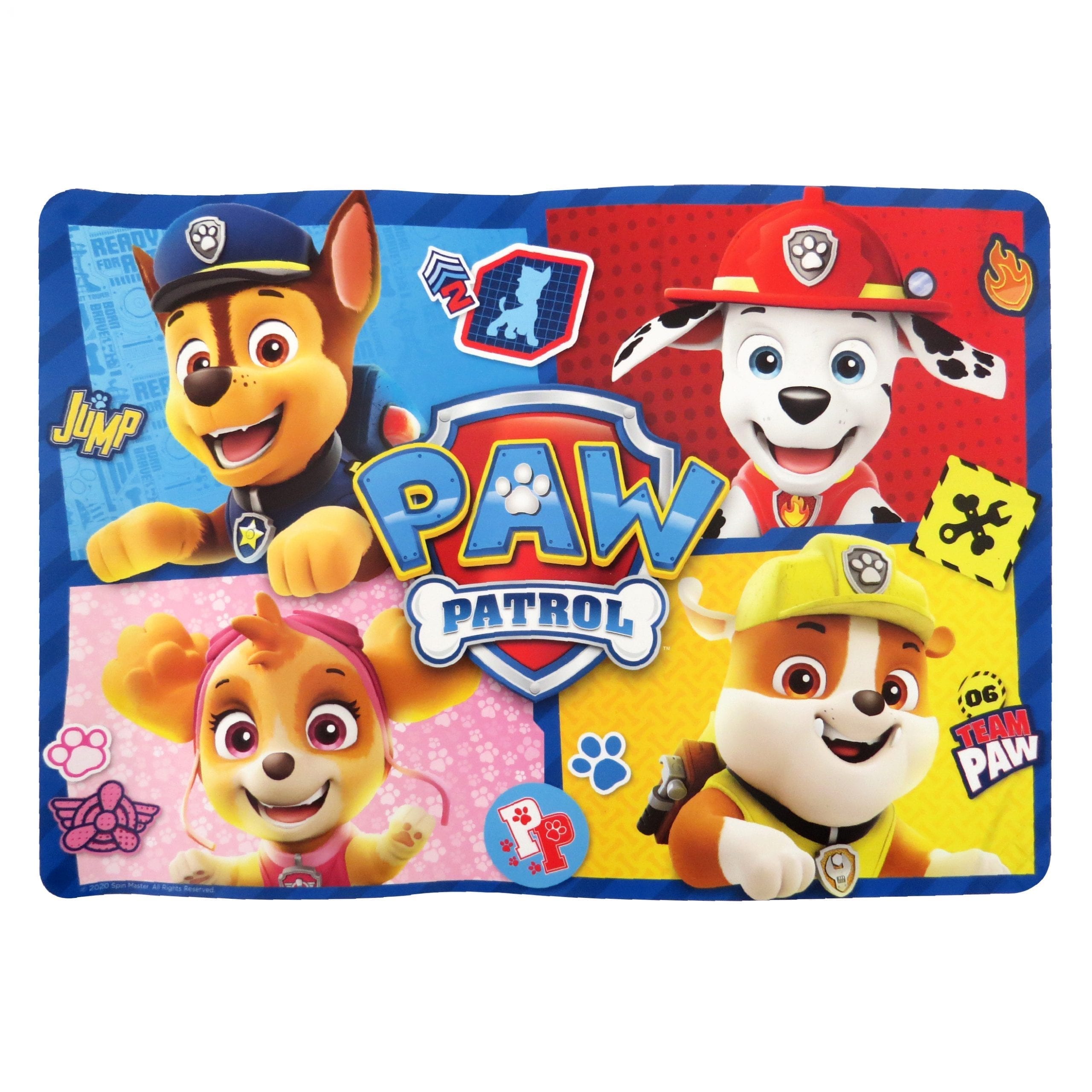paw patrol placemat