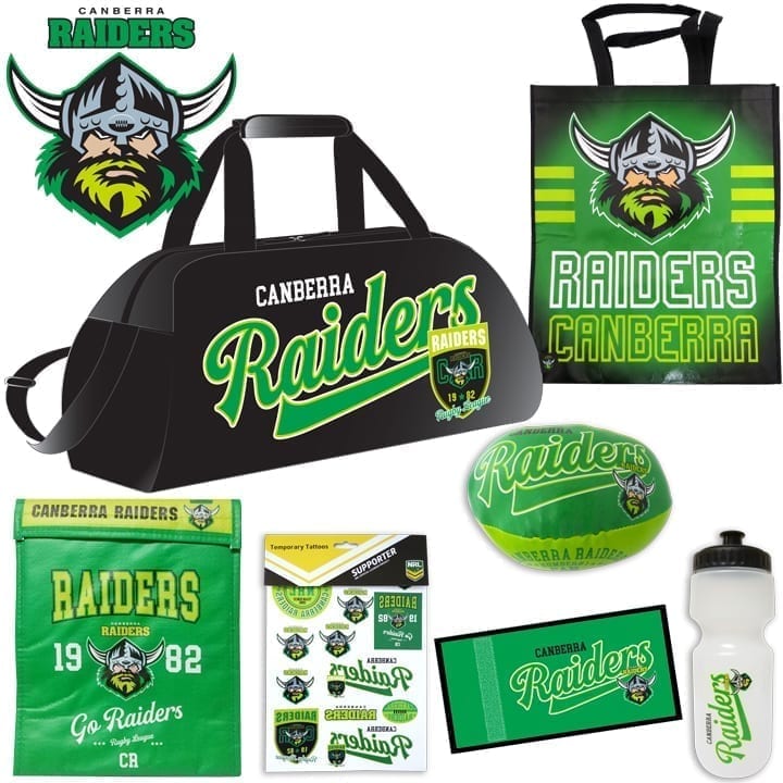School Bag Shoulder Bag! Canberra Raiders NRL Sports Travel Bag 