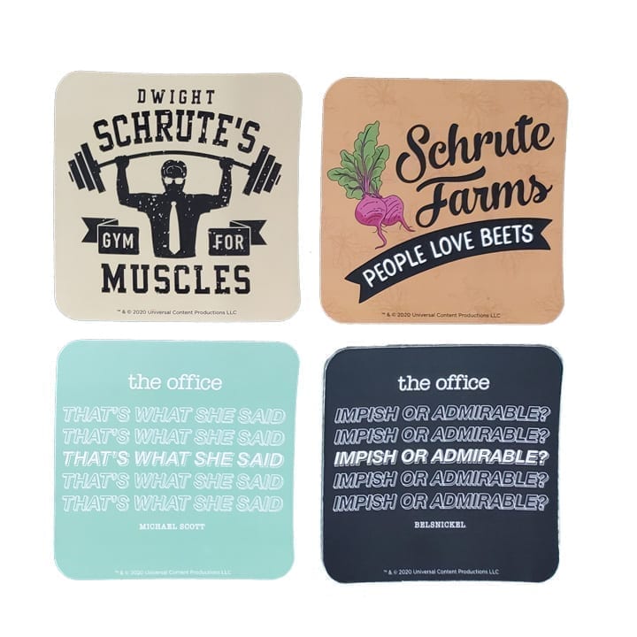 the office coasters