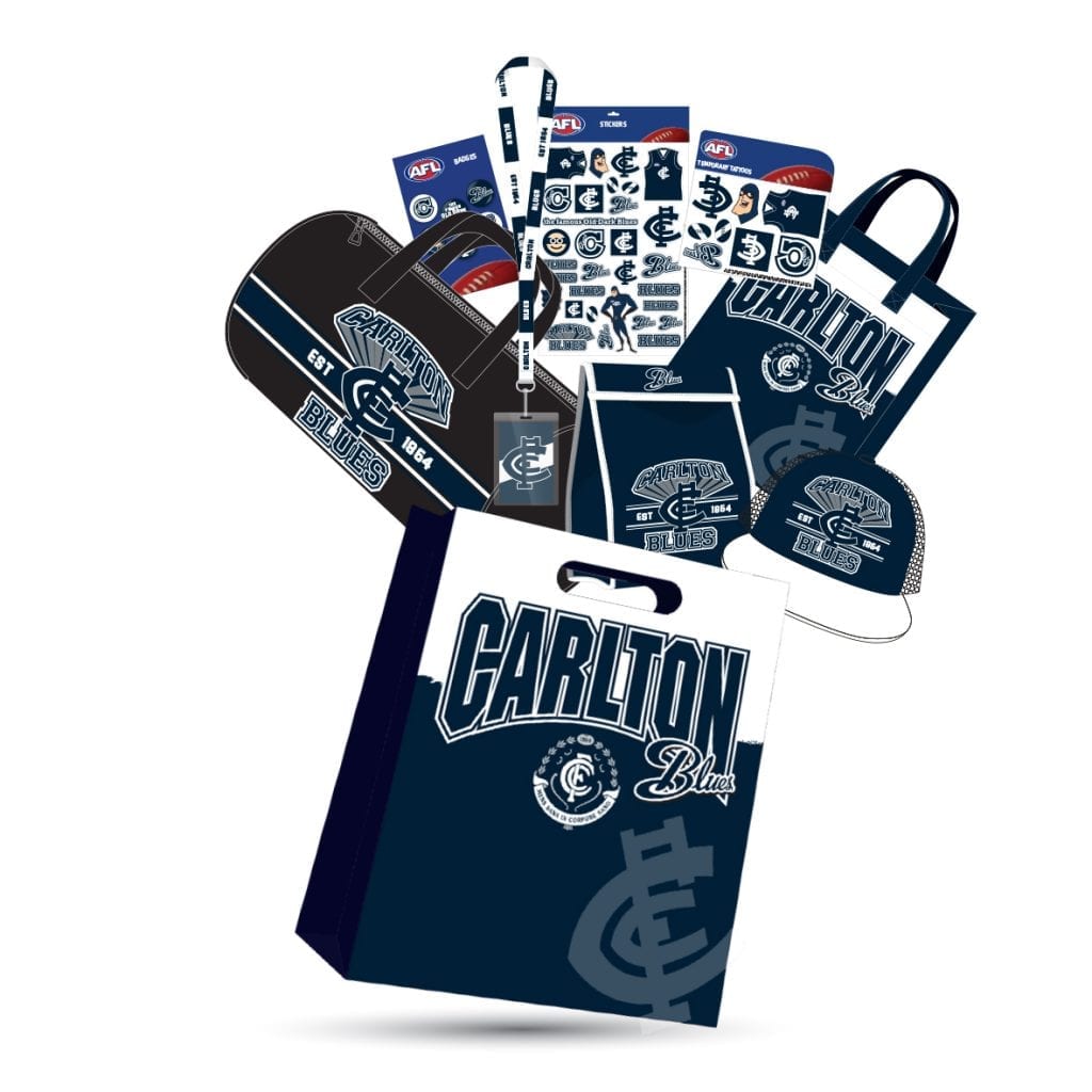 Carlton Blues AFL Showbag AFL Merchandise Online Fast Delivery!