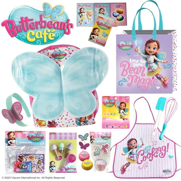 Butterbeans Cafe Showbag Backpack With Wings Full Of Merch Toys