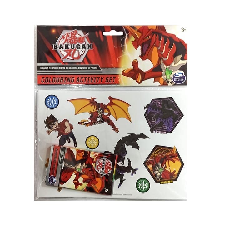Bakugan Colouring Set Toys Stationery Product Merchandise