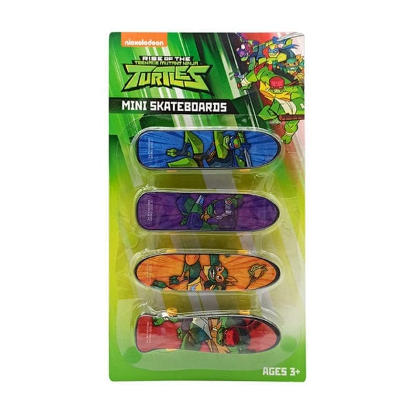 Rise of the TMNT Teenage Mutant Ninja Turtles Toy Stationery Merchandise Product Mini Skateboard Set
