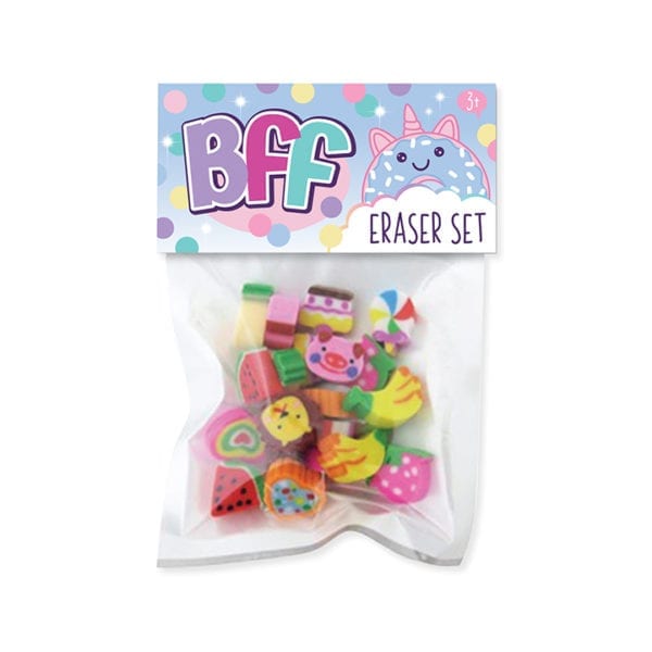 BFF MINI BAG PRODUCT STATIONERY MERCHANDISE ACCESSORIES ERASERS
