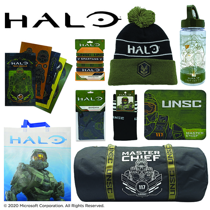 Halo Showbag Gamers Merchandise for Boys