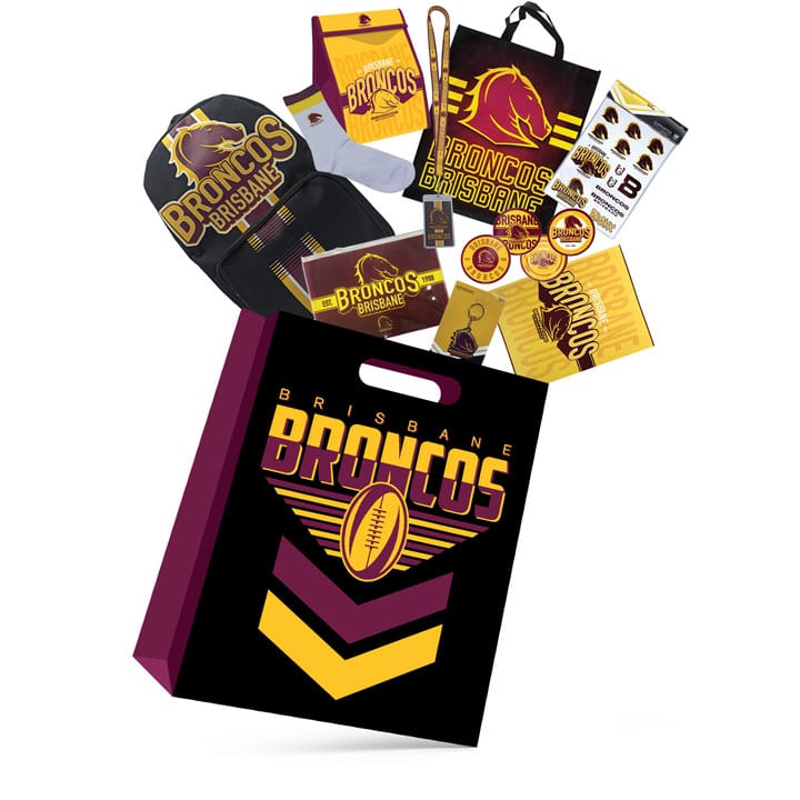NRL Brisbane Broncos Showbag NRL Fan Gear Shop Online, Fast Delivery!