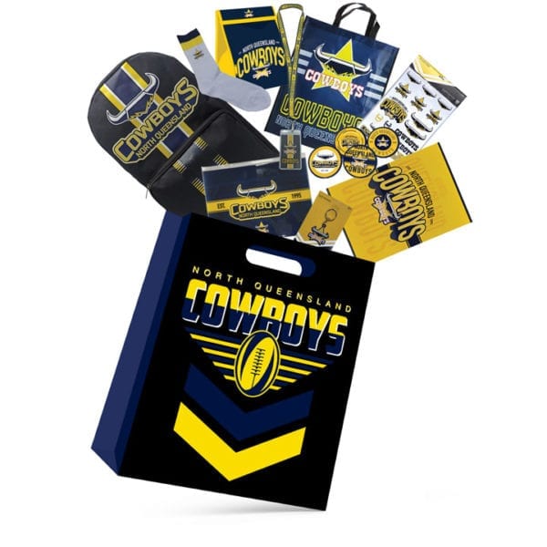 NRL North Queensland Cowboys Showbag NRL Fan Gear Shop Online, Fast Delivery!