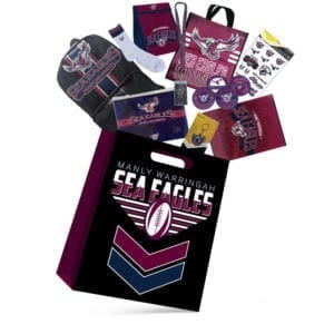 NRL Manly Sea Eagles Showbag merchandise toy product stationery accessories bag