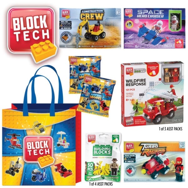 block tech showbag building blocks lego