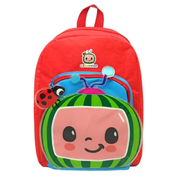 Cocomelon Merchandise Red Backpack Pre-school supplies toddler