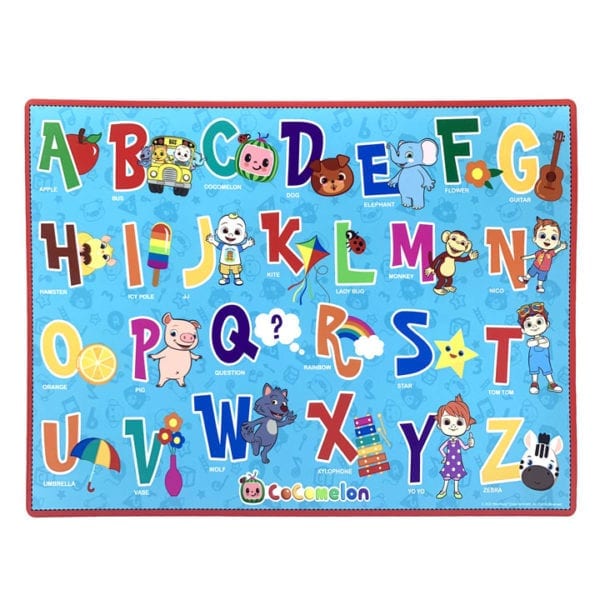 Colourful Cocomelon alphabet placema for toddler | Showbags