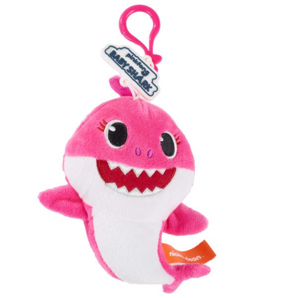 baby shark plush keychain