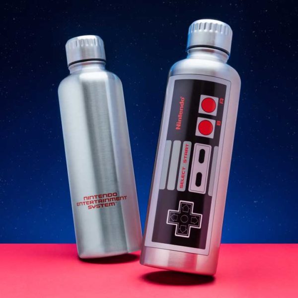 NES Metal Drink Bottle Merchandise Nintendo