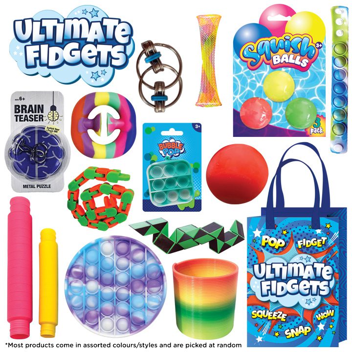 Ultimate Fidgets Showbag Ultimate Fidget Toys & Merch!