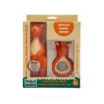 Mizzie The Kangaroo - Nurturing Babies 100% Natural Rubber Teethers Set