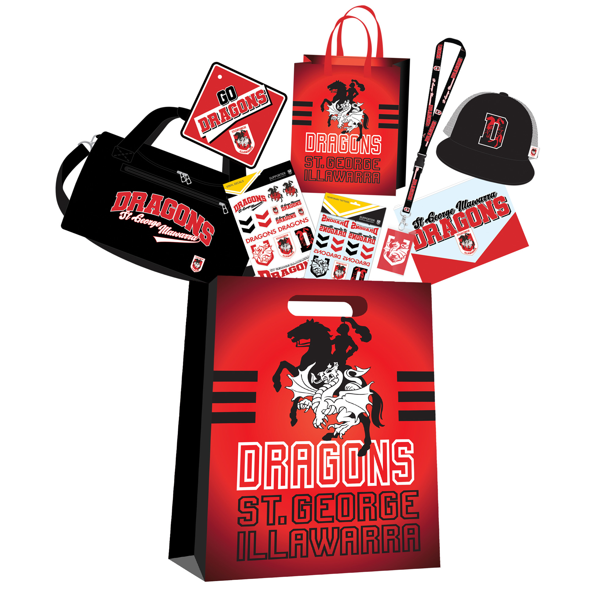 NRL St George Dragons Showbag
