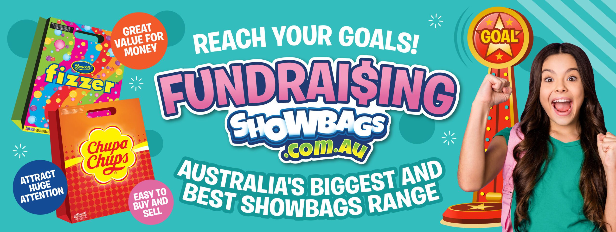 Fundraising Showbags Banner