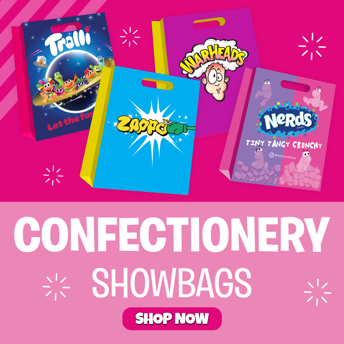 Confectionery Cadbury Showbags