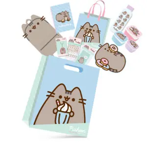 Get your paws on the adorable Pusheen Showbag, featuring a variety of Pusheen-themed items such as plushies, keychains, and more.