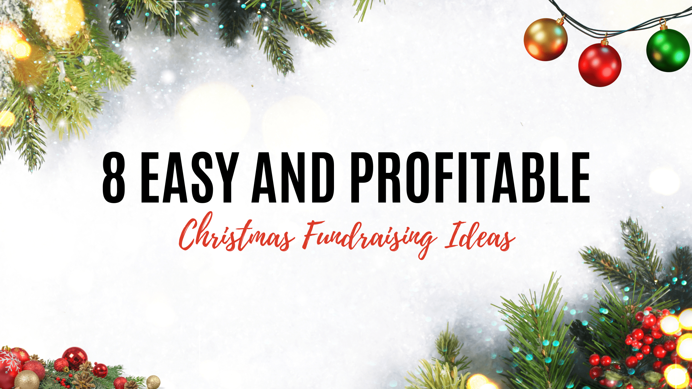 8 Easy And Profitable Christmas Fundraising Ideas Showbags