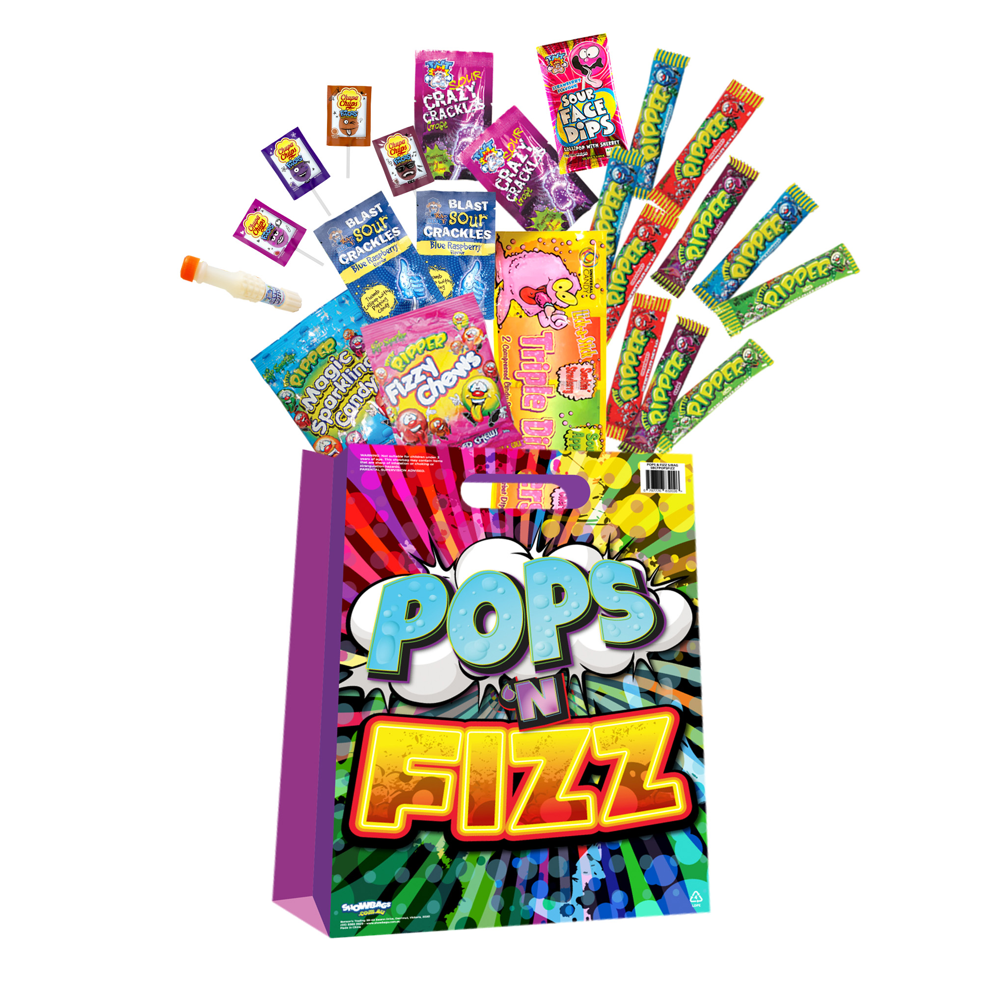 Pops and Fizz Showbag