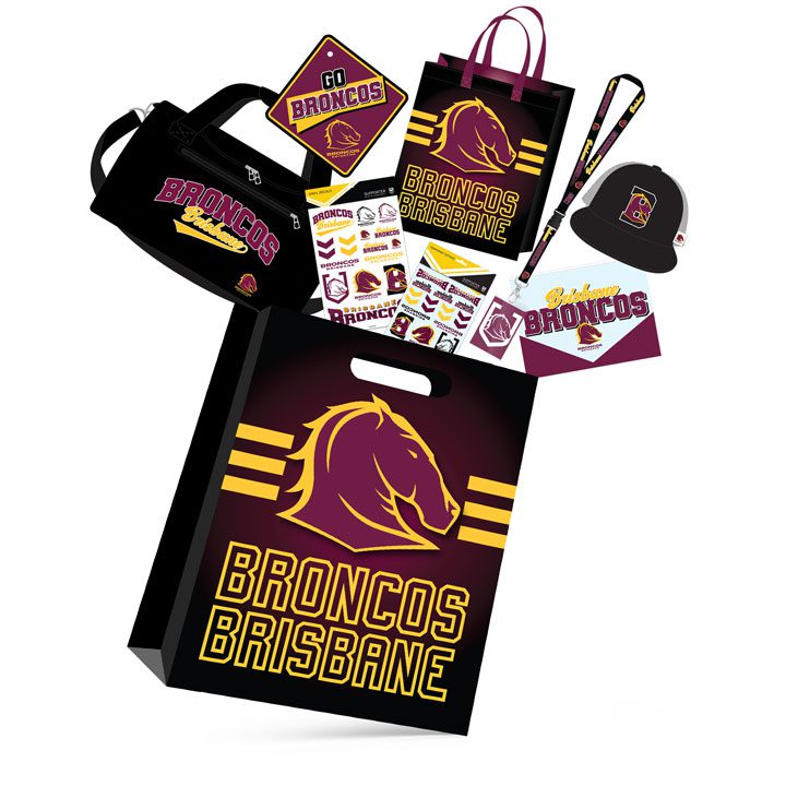 NRL Showbags Rugby Team Swag & Official Merchadnise In A Bag!