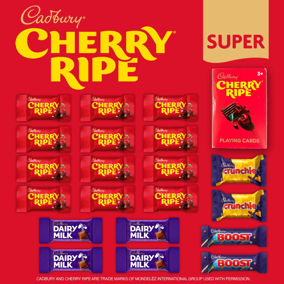 Cherry Ripe Superbag | Bulk Cadbury Chocolate Online - Fast Delivery!