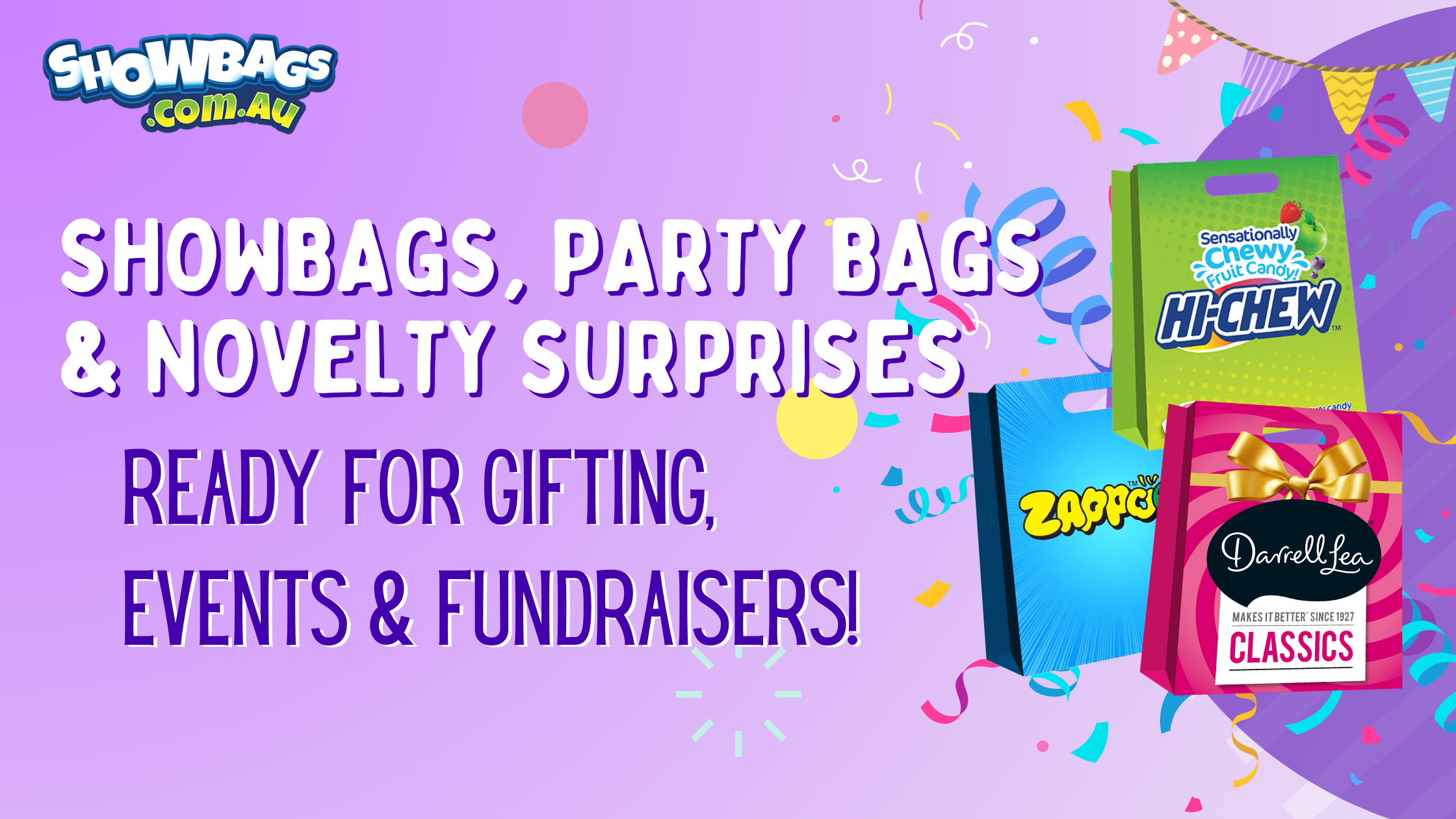 Showbags, Party & Fundraising Bags for Every Occasion