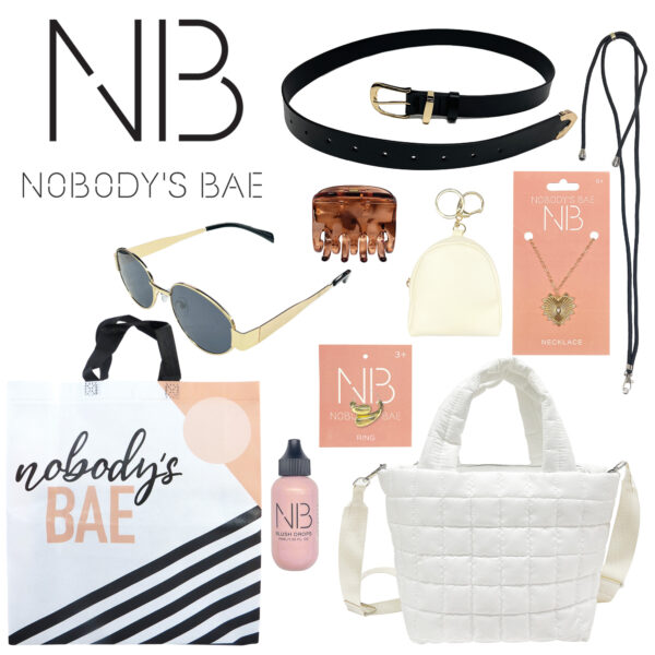 Inside the Nobody’s Bae Showbag Australia with accessories and novelties