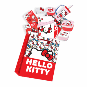 Hello Kitty Red Showbag Australia with Sanrio goodies