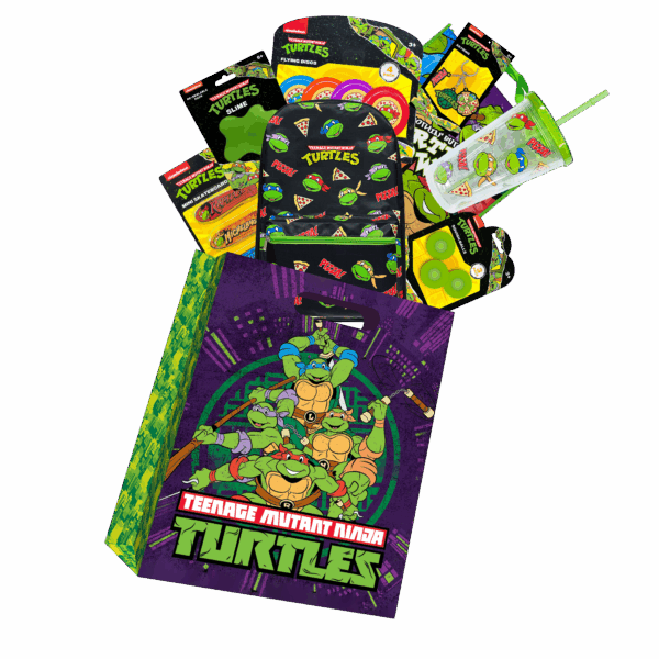 TMNT Retro Showbag Australia with Ninja Turtles goodies