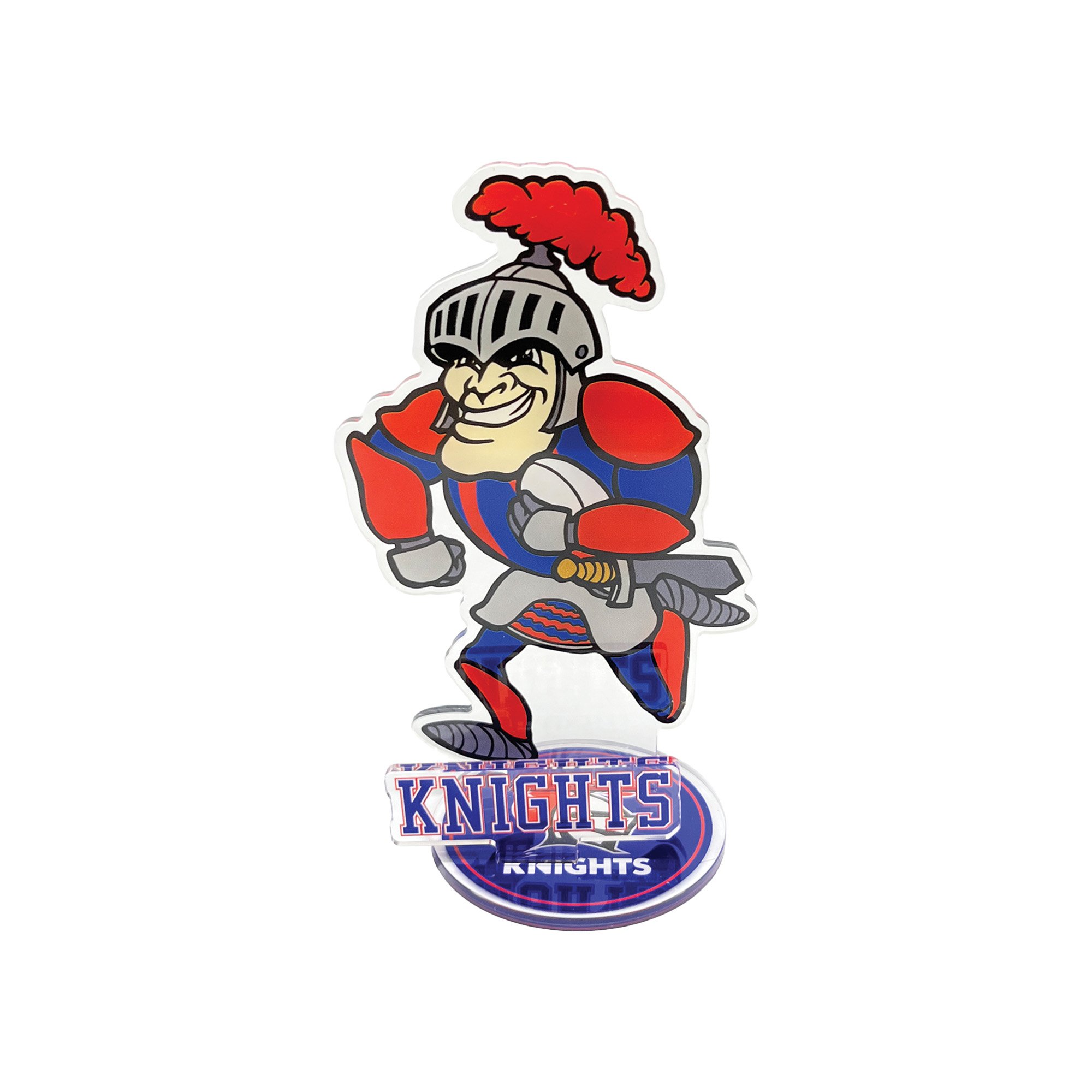 Newcastle Knights acrylic figurine on branded base
