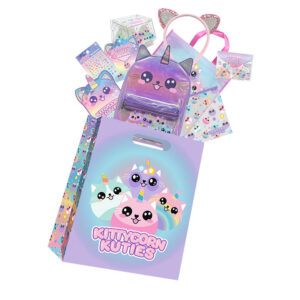 Kittycorn Kuties Showbag with cute Kittycorn toys and colourful accessories