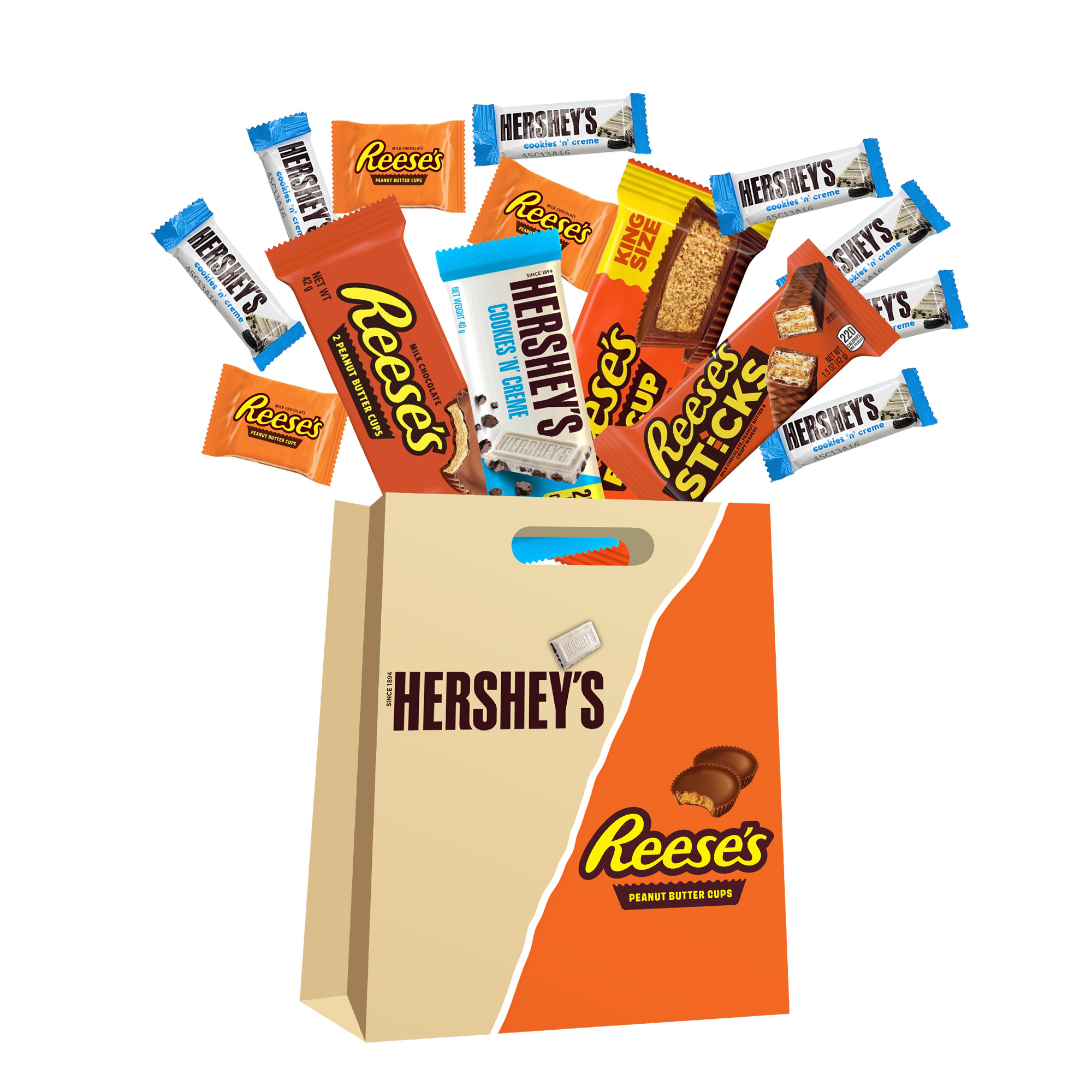 Reeses and Hershey Showbag