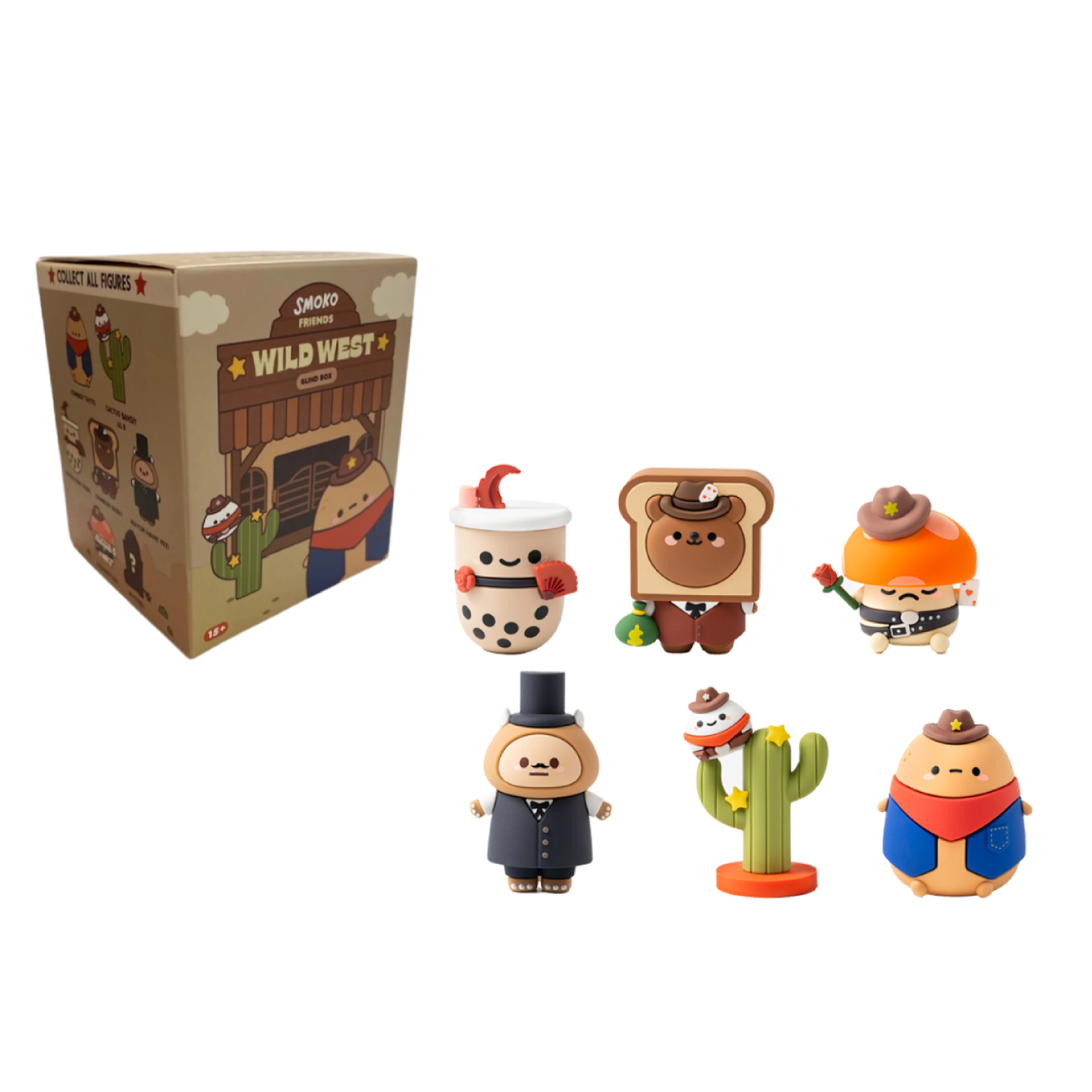 Smoko Friends Wild West Blind Box Figure